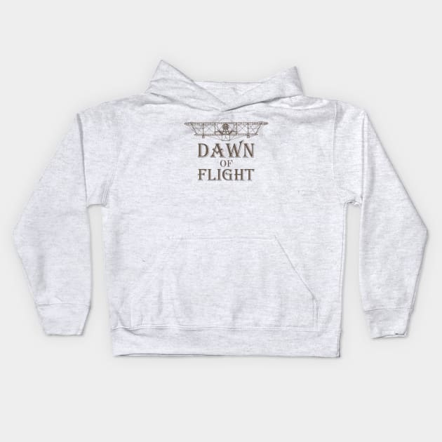 Dawn Of Flight Kids Hoodie by TCP